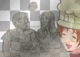 romano cook for roman empire and ancient germany-hetalia-eudocia-