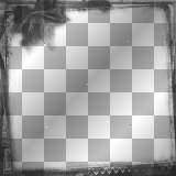 Frame black leaf 