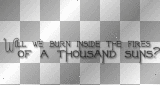 Will we burn inside the fires of a thousand suns? transparent black quote of "The Catalyst" of Linkin Park [nermai]