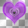 heart purple