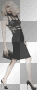 Lady Gaga in black dress for Cosmopolitan magazine