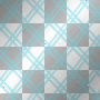 Criss-Cross Light Blue Lines •
