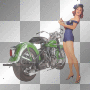 MELBA WOMAN EN MOTO