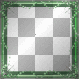 Deco Beveled Glitter Frame~Green