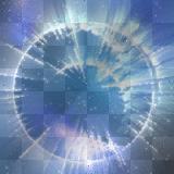 TAPETY BACKGROUND GLITTER ANIMATED STARS CIRCLE WINTER BLUE 
