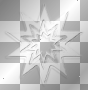Stars white deco overlay 