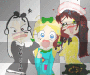 Friends for NEVER! (Butters as a girl, Fran & Vivi)