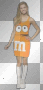 Orange M&M Girl