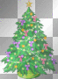 deco noel sapin scintillant -c
