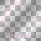 Frame circle pink