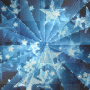 Animated background stars blue