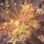 Animated background stars gold