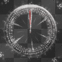 NEW YEAR SYLWEK  2011 BACKGROUND CLOCK BLACK