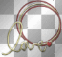 frame gold red heart love text ©dK