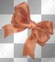Bow ribbon deco vintage orange Bow ribbon deco vintage orange