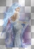 fantasy blue woman
