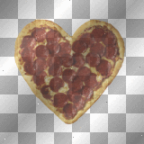 Food- Heart Shaped Pepperoni Pizza ((alwaysanangel69))©®