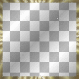 Frame glitter gold deco