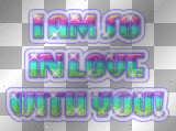 Nenaio  Transparent Deco Frame Writing Inscription Border Word Words i am so in love with you