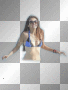 nina dobrev in summer blue