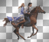 claudia680 love couple and her horse