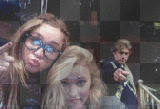 Miley,Emily and Billy Ray