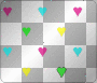 rainbow flash heart love background emo girly fashion ²u