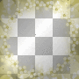 Abstract Breaking Dawn Flower Frame Gold