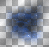 Space With Neon Stars Background~Dark Blue~KCF