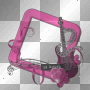 Music rock emo heart frame