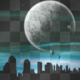 moon in the night -blu-