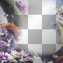 Frame flowers fantasy