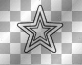 ..Star ~ White & Pink flashing..