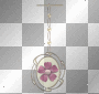 pink deco transparent vintage scrap [1ֆ]