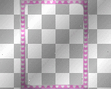 Frame Font Deco Emo Scene Flashing Animated Pink.Silver Hearts[marnanda21]