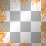 orange white emo border frame