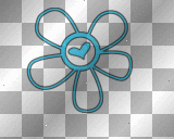 emo.flower.font.deco.emo.retro.turquoise.blue.Black.Background.Frame[marnanda21] 