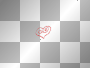 heart red silver black font heart red silver black font