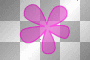 flower flashing animated deco pink