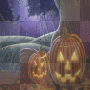 Halloween pumpkins background [nermai]