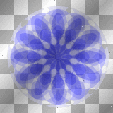 Blue transparent bg background circle by uky96