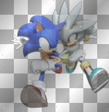 sonic and silver