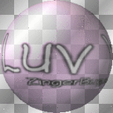 luv ya! pink ball smile turns.²u