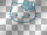 blue hello kitty