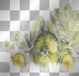 Christmas Border With Glow~Yellow©Mousey2011