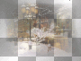 Kerstie: Vintage Winter Landscape Background