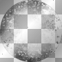 Deco glitter circle background silver