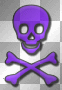 Emo gothic skull