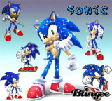Glittery Sonic