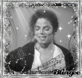 Michael-Black, White & Glitter!!!